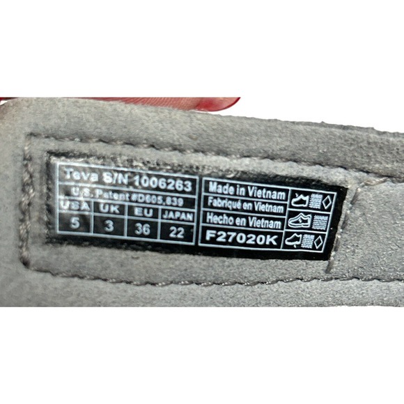 TEVA VERRA Women's Sport Comfort Sandals Light Purple Color‎ Size 5 Hook & Loop - Picture 10 of 10